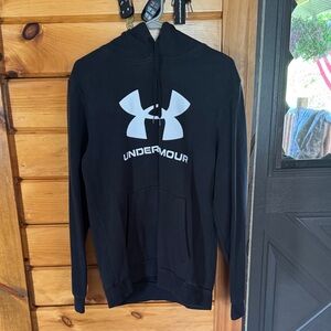 Under Armour Black Sweatshirt with White Logo